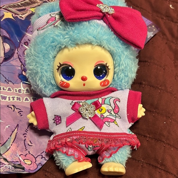 Liilas Zoo Kaola! Blue Plush Doll with Pink Outfit - Picture 2 of 6